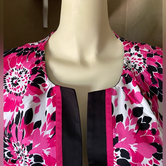 Dana Kay Plus size blazer women’s blazer floral print open front, 18W - Picture 13 of 13